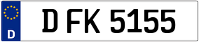 Truck License Plate